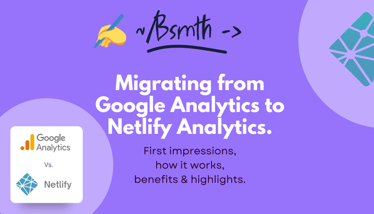 Migrating from Google Analytics to Netlify Analytics
